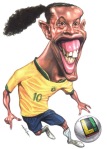 Caricaturas-de-Jogadores-Ronaldinho-Gaucho