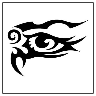 Criação Gin-san Tribal-libra-eye-tattoo