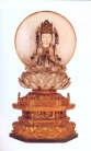 Japão - Bodhisattva (Madeira pintada) - Periodo Edo 1603/1868