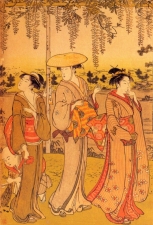 Japão - Artista: Torii Kiyonaga ( 1752/1815) - Periodo Edo