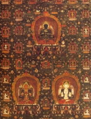 Tibet - Vajradhara,Manjushri e Shadaksshari - Periodo Chenghua 1479